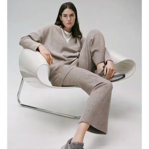 NWT Zara Knit Oversized Sweater Set